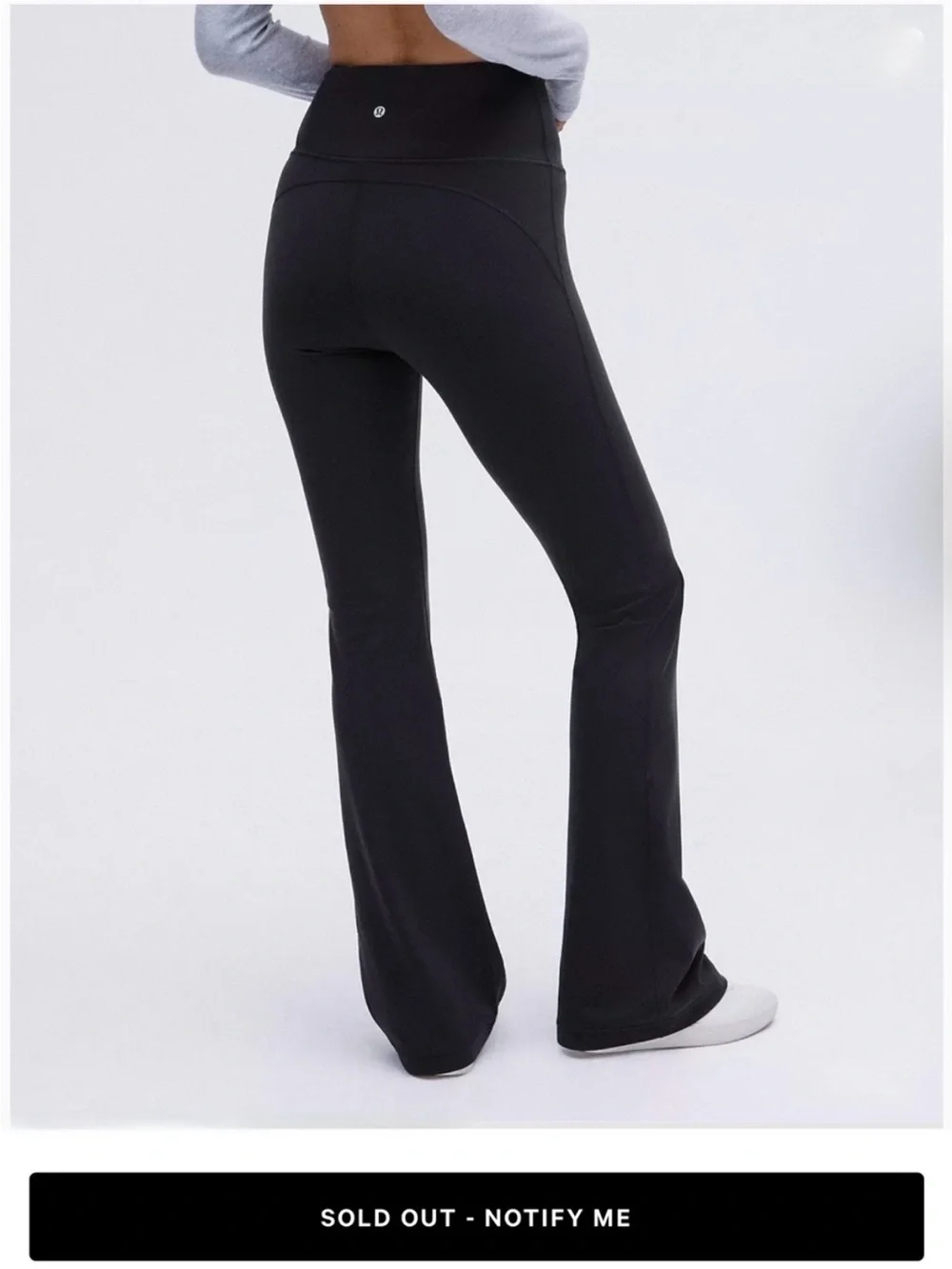 NWT black lululemon athletica Groove SHR Nulu Flared Pant - Picture 5 of 11